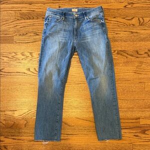 The Rascal Ankle Snippet Mother Jeans - EUC!